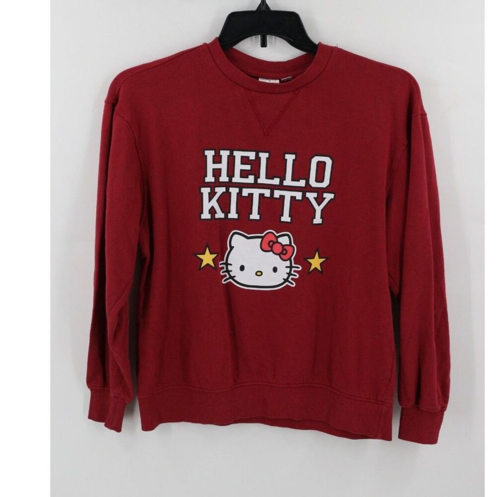 Hello Kitty Oversized Sweatshirt Size Small Red